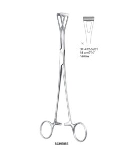 Scheibe Atrauma Organ Grasping Forceps,18Cm, Narrow (SS-472-5201)