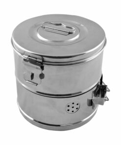 Schimmelbusch , Sterilizing Drums Horizontal Ventilation  Ø 190 X H 165 Mm  (SS-640-7062B)