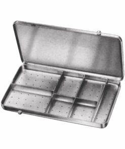 Needle Case 7-Part Bottom Perforated Lid Not Perforated 150 X 95 X 13 Mm  (SS-647-7095A)