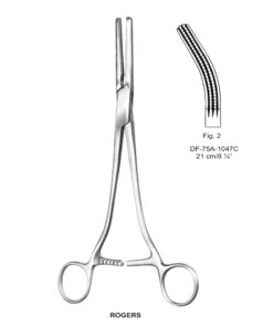 Rogers Hysterectomy Forceps, Fig.2, 21Cm (SS-75A-1047C)