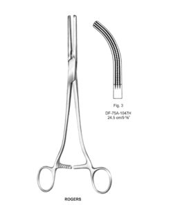 Rogers Hysterectomy Forceps, Fig.3, 24.5Cm (SS-75A-1047H)