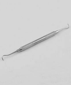 Hygienist Sickle Scaler With Opposed Tips, Tooth Cleaner, Mesial / Distal  D/E  Fig. 5/33 , Round Handle Hollow (Dt-V-0124)