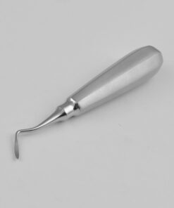 Heidbrink Root  Elevator Fig. 3Curved, With Molar Teeth ,2.5 Mm , Handle No 2 (Dt-V-0214)