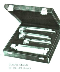 Guedel-Negus Laryngoscopes Set Of 3 (SS-158-1850)