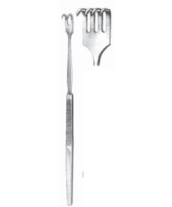 Kehlengriff Retractors Sharp 16Cm (E-013-16)