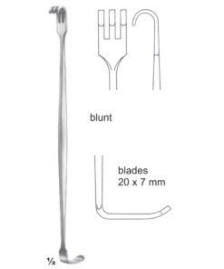 Senn-Miller Retractors Blunt 16Cm Blades 20 X 7 Mm (E-025-20)