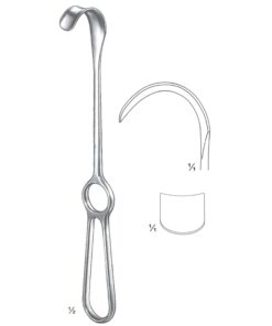 Kocher Retractors 23Cm 42 X 15 Mm (E-057-42)