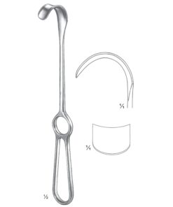 Kocher Retractors 23Cm 43 X 20 Mm (E-058-43)