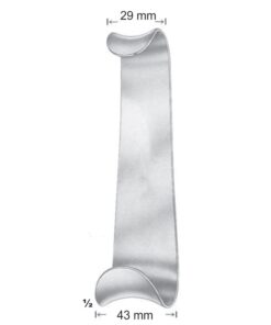Roux Retractors 17Cm Fig 3 43 X 29 Mm (E-090-17)