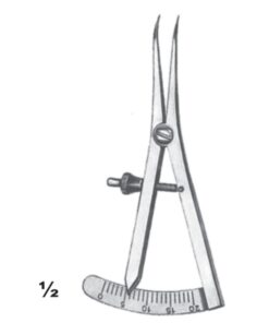 Castroviejo Dignostic Curved 8Cm Measuring Range Calibre 20 Mm (G-005-08)