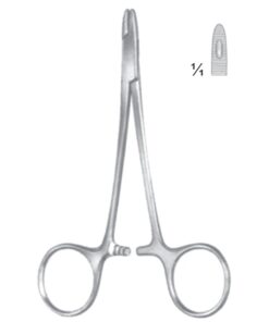Derf Needle Holders Straight 12Cm One Feestrated Jaw (I-004-12)
