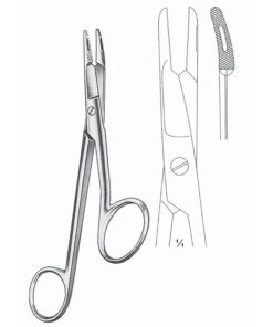 Gillies Needle Holders Curved 16Cm Right Hand (I-030-16)
