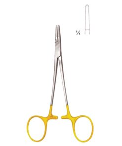 Halsey Needle Holders Straight Tc 13Cm Smooth Jaw (I-032-13Tc)