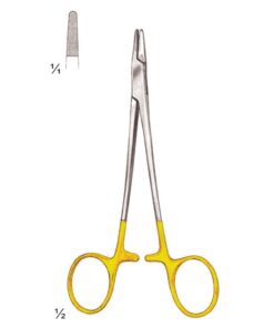 Hegar-Baumgartner Needle Holders Straight Tc 13Cm 0.4 Mm (I-046-13Tc)