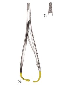 Mathieu Needle Holders Straight Tc 14Cm Standard Profile 0.5 Mm (I-051-14Tc)