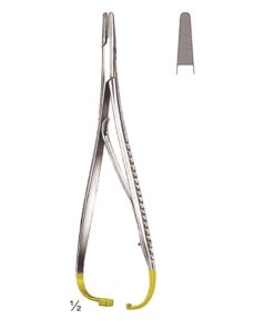 Mathieu Needle Holders Straight Tc 17Cm Standard Profile 0.5 Mm (I-052-17Tc)