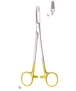 Olsen-Hegar Needle Holders Straight Tc 14.5Cm Standard Profile 0.5 Mm (I-063-14Tc)