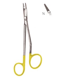 Gillies-Mini Needle Holders Curved Tc 15Cm Mini Profile 0.4 Mm (I-068-15Tc)