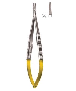 Castroviejo Micro Needle Holders Straight Tc 14.5Cm With Lock, Micro Profile 0.3 Mm (I-072-14Tc)