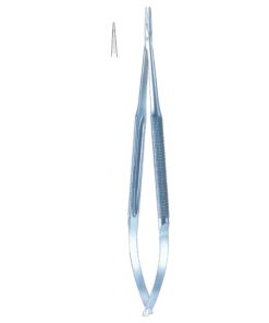 Micro Needle Holders Straight Ti 15Cm Without Lock, Diamond Coated Jaw 11 X 0.4 Mm (I-082-15)