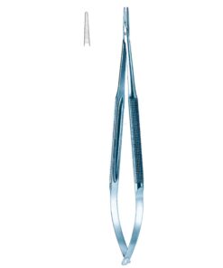 Micro Needle Holders Straight Ti 18Cm With Lock, Diamond Coated Jaw 11 X 0.8 Mm (I-100-18)