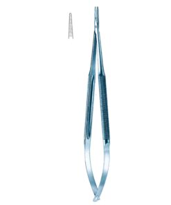 Micro Needle Holders Straight Ti 21Cm Without Lock, Diamond Coated Jaw 11 X 0.8 Mm (I-106-21)