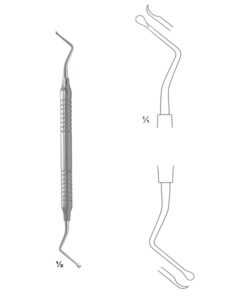 Lucas- Bone Chisels, Periosteal Elevators 17.5Cm Fig 0/0