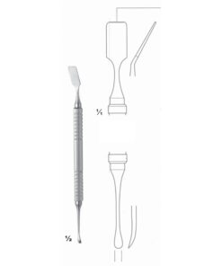 Chisels, Periosteal Elevators 17.5Cm Periosteal/Retractor, Serrated, Anti Slip 3 X 4 Mm (J-118-17)