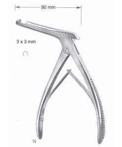 Kerrison Chisels, Periosteal Elevators 3 X 3 Mm 90 Mm (J-169-03)