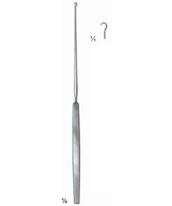 Gillies Skin Hooklets 18Cm Sharp, Large Curvature. Fig 2 (K-004-18)