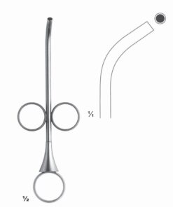 Bone Instruments Curved Fig 02 3,5/4,5 Mm (L-021-02)