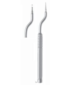 Korner/Westermann Bone Instruments 17.5Cm 7-10-11-13-15 Mm Fig 2X 2,5 Mm / 5,0 Mm Convex Working End For Sinus Floor Elevation, Graduated (L-133-02)
