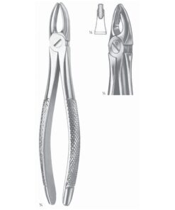 Extracting Forceps Upper Incisors & Premolars, Gripping In Depth Fig 34 (M-008-34)
