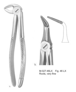 Extracting Forceps Roots, Very Fine Fig 46 Lx (M-027-46Lx)