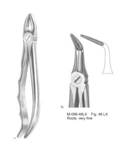 Extracting Forceps Roots, Very Fine Fig 46 Lx (M-068-46Lx)