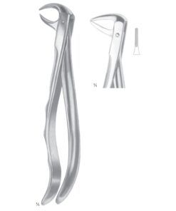 Extracting Forceps Incisors And Roots, Slender Jaw Fig 74 Xn (M-072-74Xn)