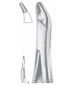 Cryer Extracting Forceps Upper Incisors, Premolars, Roots Fig 150 A (M-151-150A)