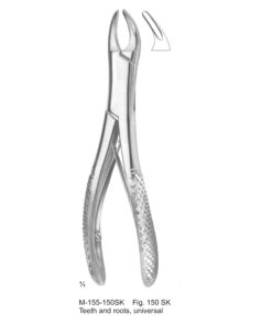 Extracting Forceps Teeth And Roots, Universal Fig 150 Sk (M-155-150Sk)