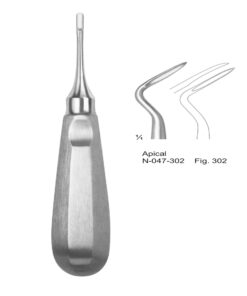 Apical Root Elevators Fig 302 (N-047-302)