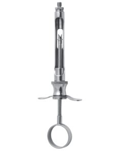 Aspirating Syringe Syringes 1.8 Cc With Fix Tip, S/S (O-037-37)