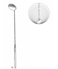 Mouth Mirrors 18.5Cm Plane, With Fixed Handle Fig 1 12,5 Mm (P-003-12)