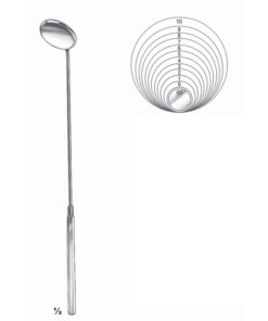 Mouth Mirrors 18.5Cm Plane, With Fixed Handle Fig 6 22,5 Mm (P-008-22)