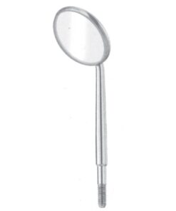 Cone Socket Mouth Mirrors With Conical End Of Thread, Plane, 4=22 Mm (P-020-22)