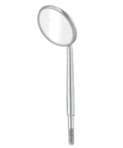 Cone Socket Mouth Mirrors With Conical End Of Thread, Plane, 5=24 Mm (P-021-24)