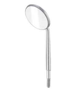 Cone Socket Mouth Mirrors Rhodium, Plane, 5=24 Mm (P-027-24)