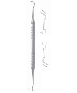 Mccall Scalers 17.5Cm Hollow Handle Fig 13Sm/14 8 Mm Lateral Teeth, Mesial/Distal Like 13S/14S, With Rounded Tip (Q-018-03)