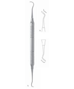 Taylor Scalers 17.5Cm Hollow Handle Fig T 2/3 8 Mm Incisors, Premolars, Molars, Universal, Particularly Useful For Working In Interdental Spaces In Molar Region (Q-019-04)