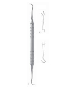 Scalers 17.5Cm Hollow Handle, Incisors, Premolars, Mesial/Distal Fig 204 Sd 8 Mm (Q-029-05)