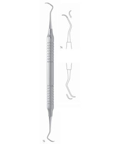 Columbia Scalers 17.5Cm Universal Curette, Hollow Handle, Incisors, Universal Fig 2R/2L 8 Mm (Q-062-02)