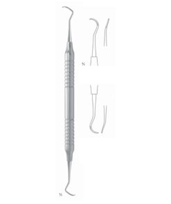 Mc Call Scalers 17.5Cm Universal Curette, Hollow Handle, Universal Root Surfaces Bifurcate Fig 17S/18S 8 Mm (Q-065-05)